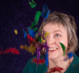 coloured feathers